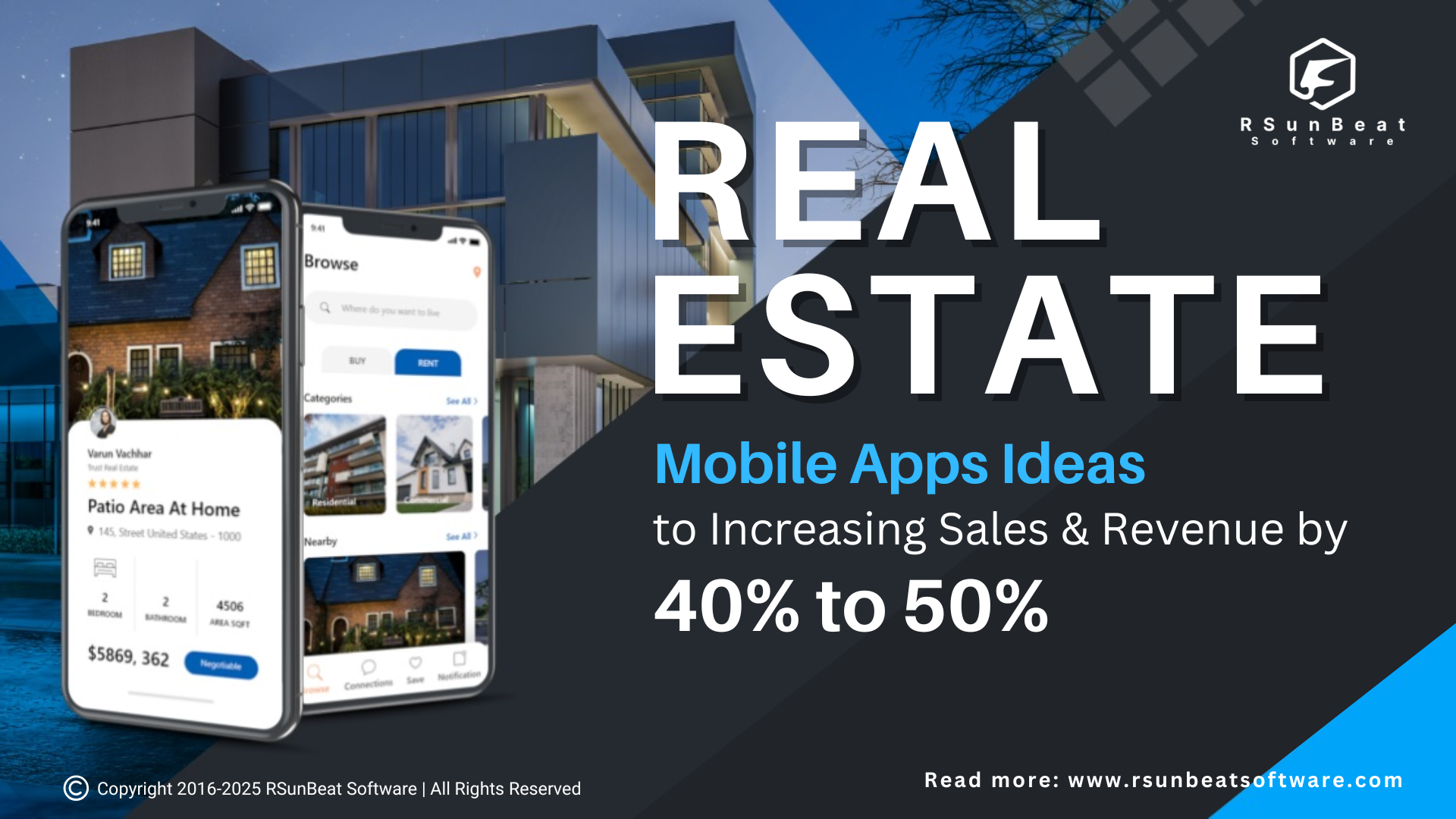 How Mobile Apps Are Redesigning the Shape of Real Estate and Increasing Sales & Revenue by 40% to 50%